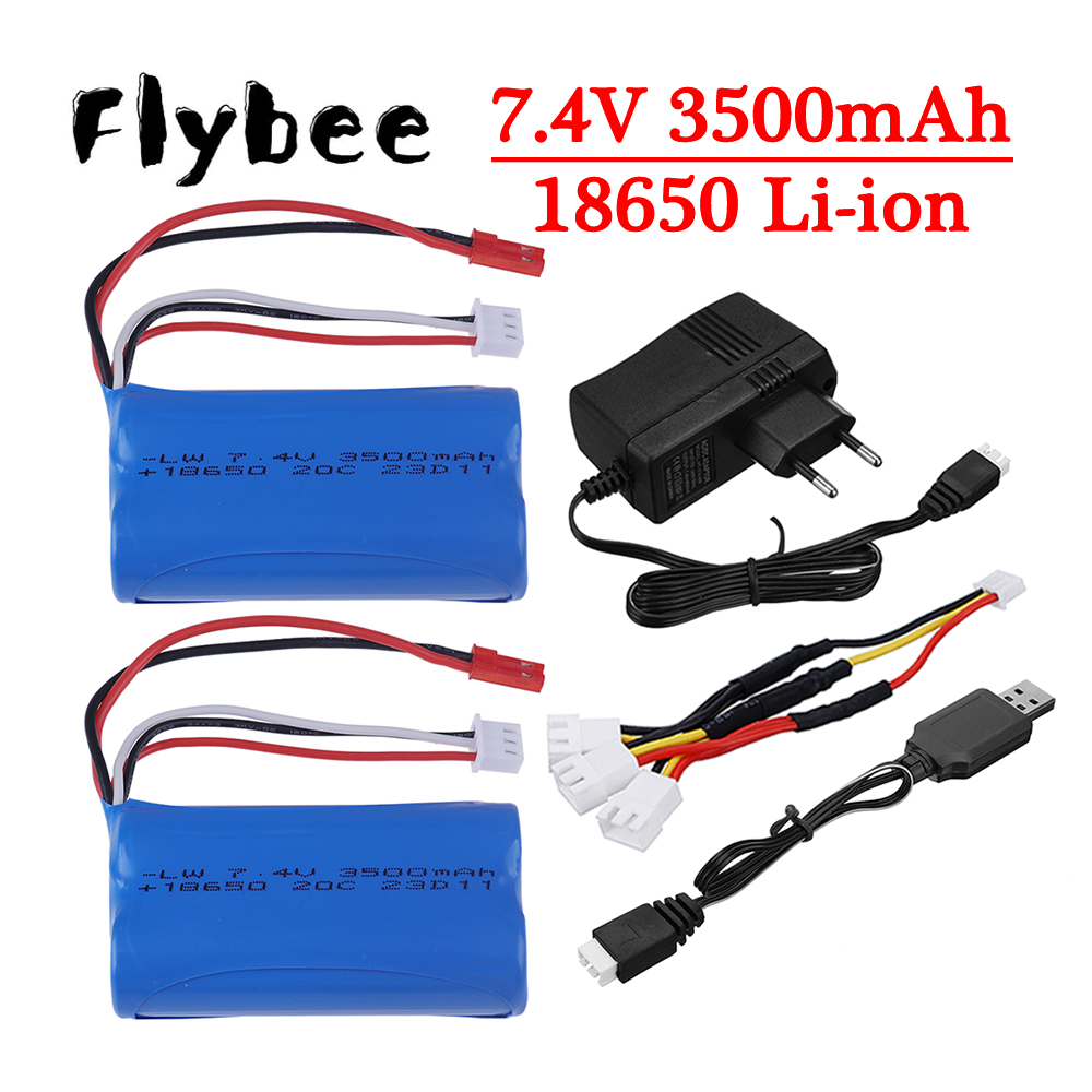 Drone Battery Li-Ion - ترقية 3000mAh إلى 3500mAh 7.4V 18650
