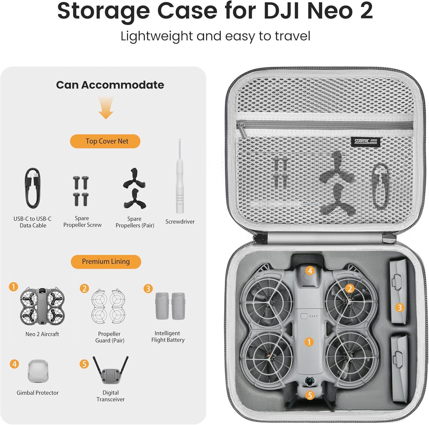 STARTRC Neo 2 حقيبة كتف محمولة - مراجعة Drone Battery Box وسعره