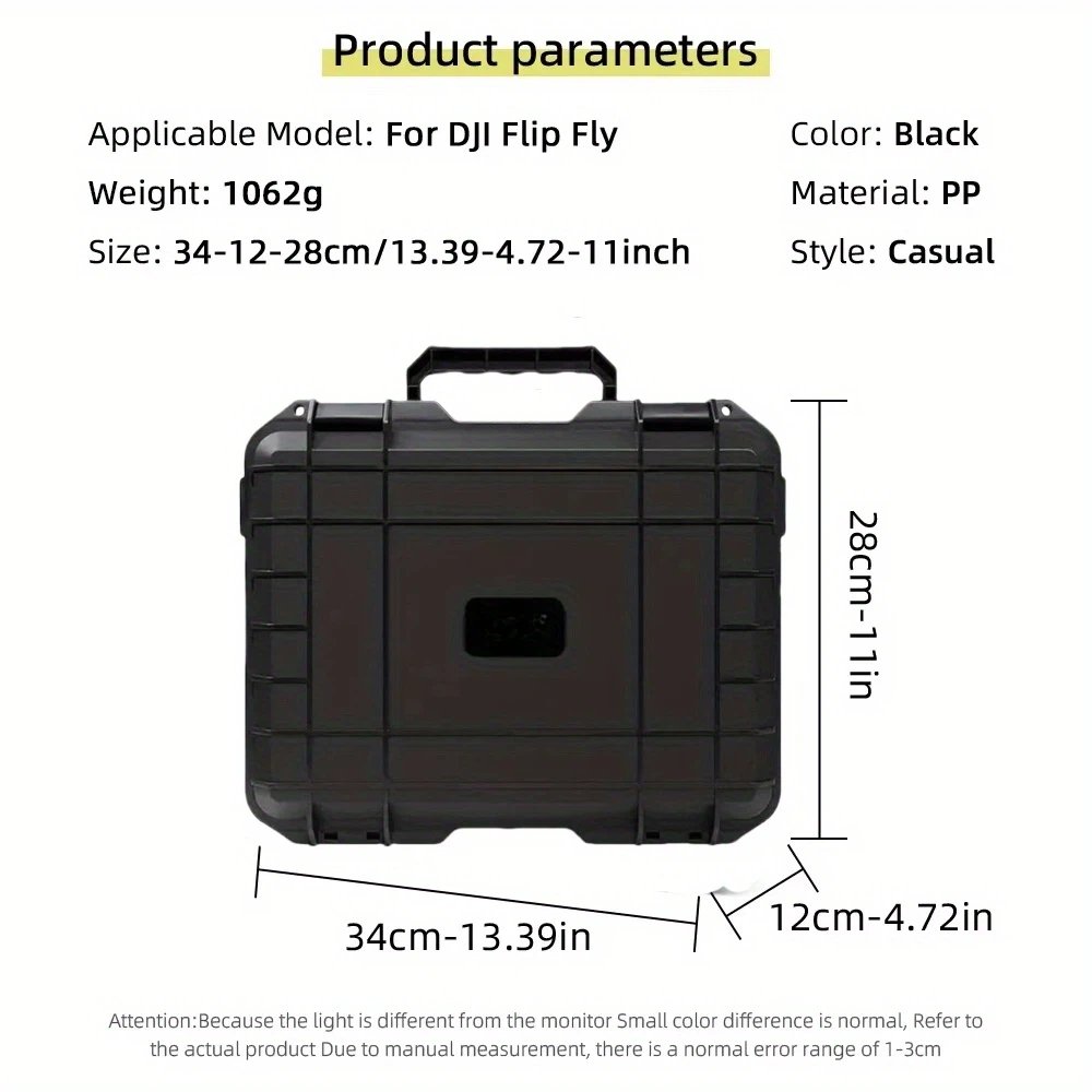 حقيبة تخزين صلبة لـ DJI Flip،  - مراجعة Drone Battery Bag وسعره